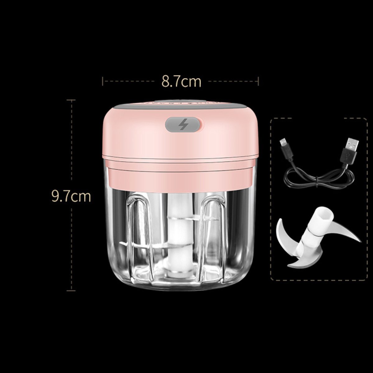 Electric Powered Mini Quick Chopper | Zigeze