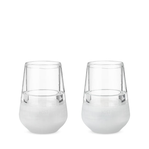 Glass Freeze Wine Glass (set of two) | Zigeze
