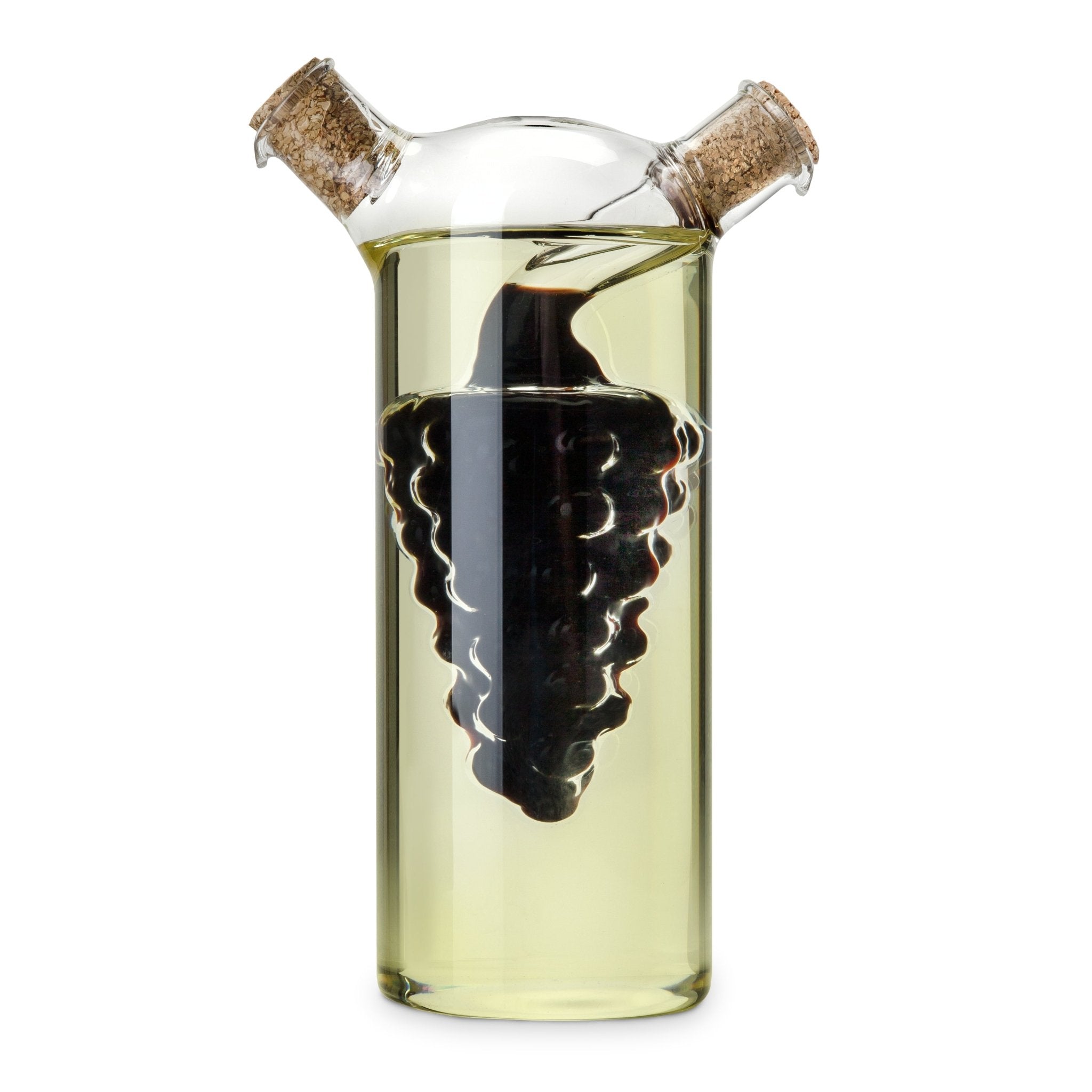 Hand - Blown Oil & Vinegar Cruet with Stoppers | Zigeze