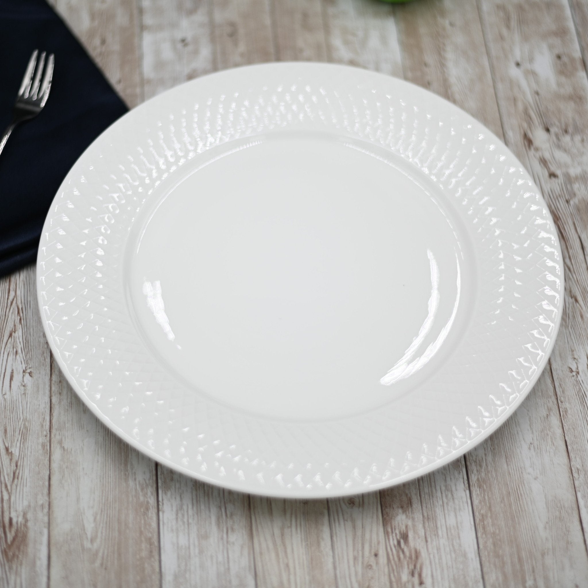 Julia Porcelain Dinner Plates 10" (Set of 6) | Zigeze