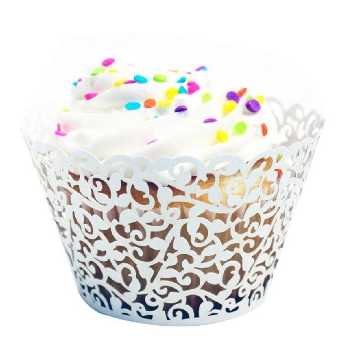 Laser - Cut Designer Cupcake Wrappers | Zigeze