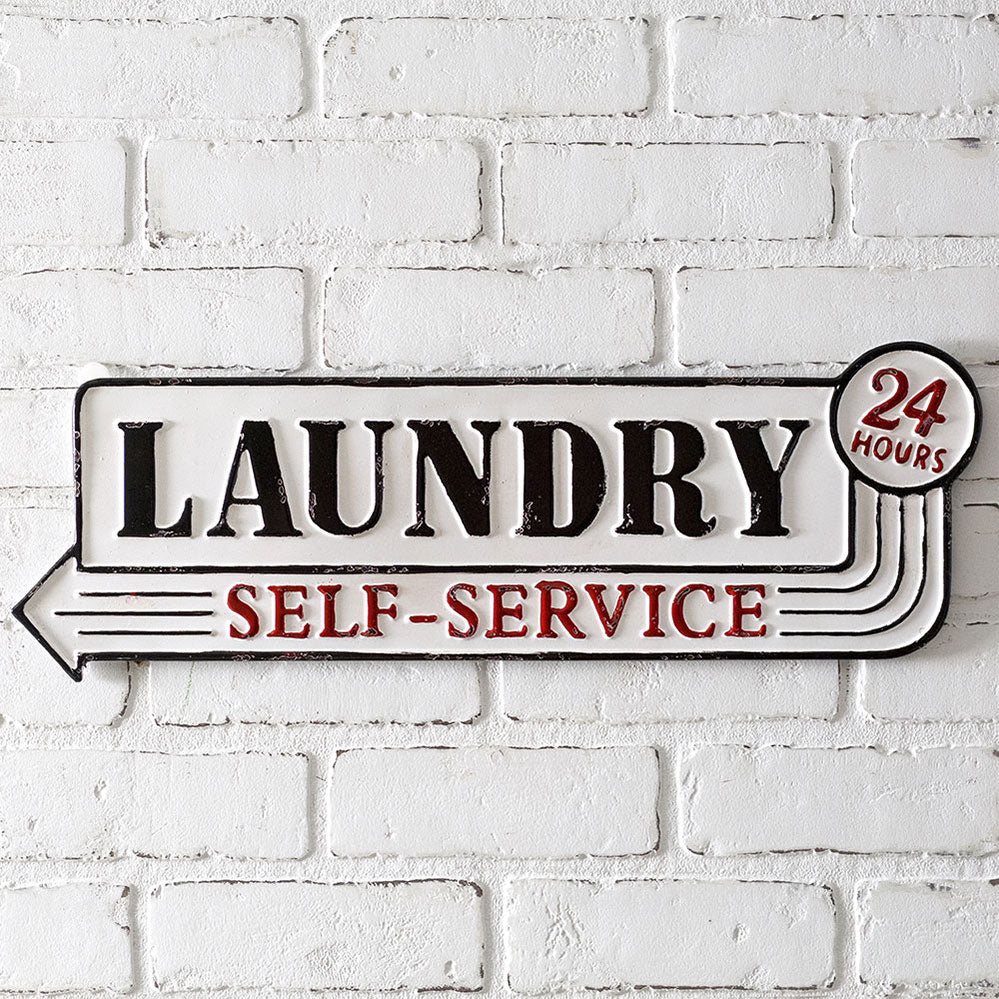 Laundry Metal Sign | Zigeze