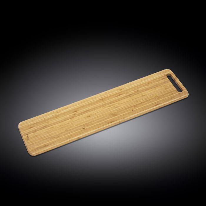 Natural Bamboo Long Serving Boards, Set of 2 | Zigeze