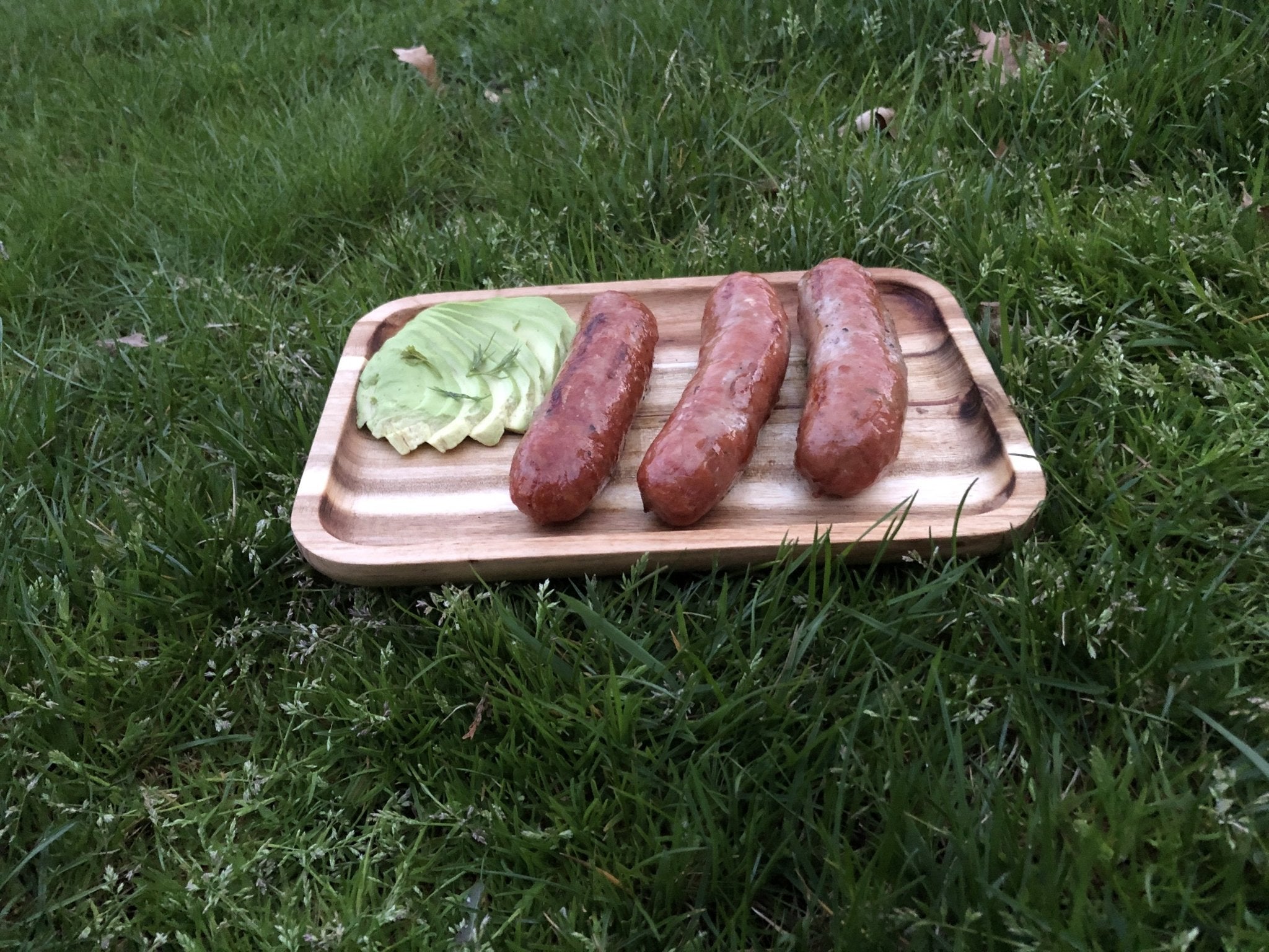 Set of 3 Acacia 10" Rectangle Serving Trays | Zigeze