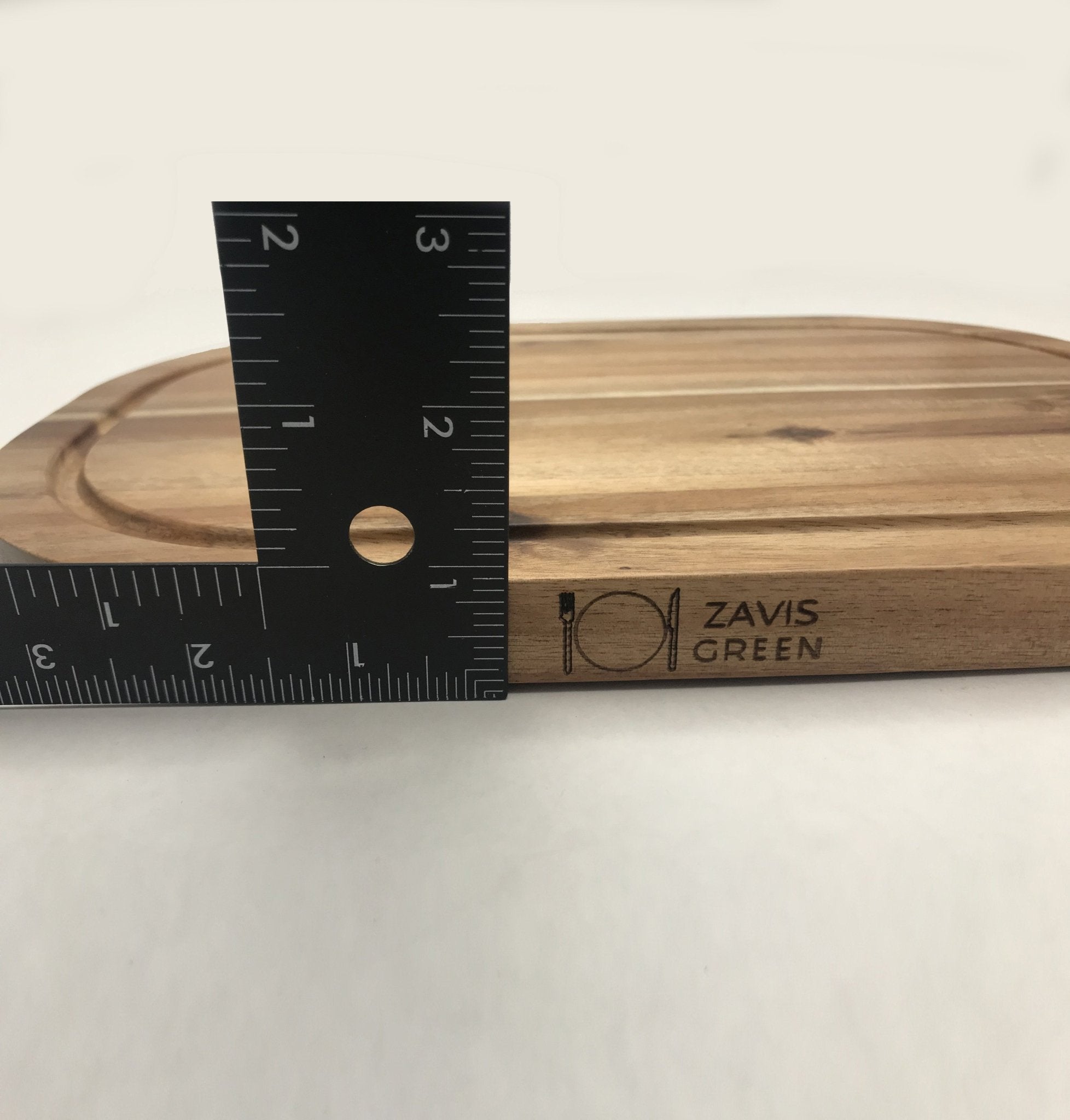Set of 3 Acacia 12" Rounded Serving Boards | Zigeze