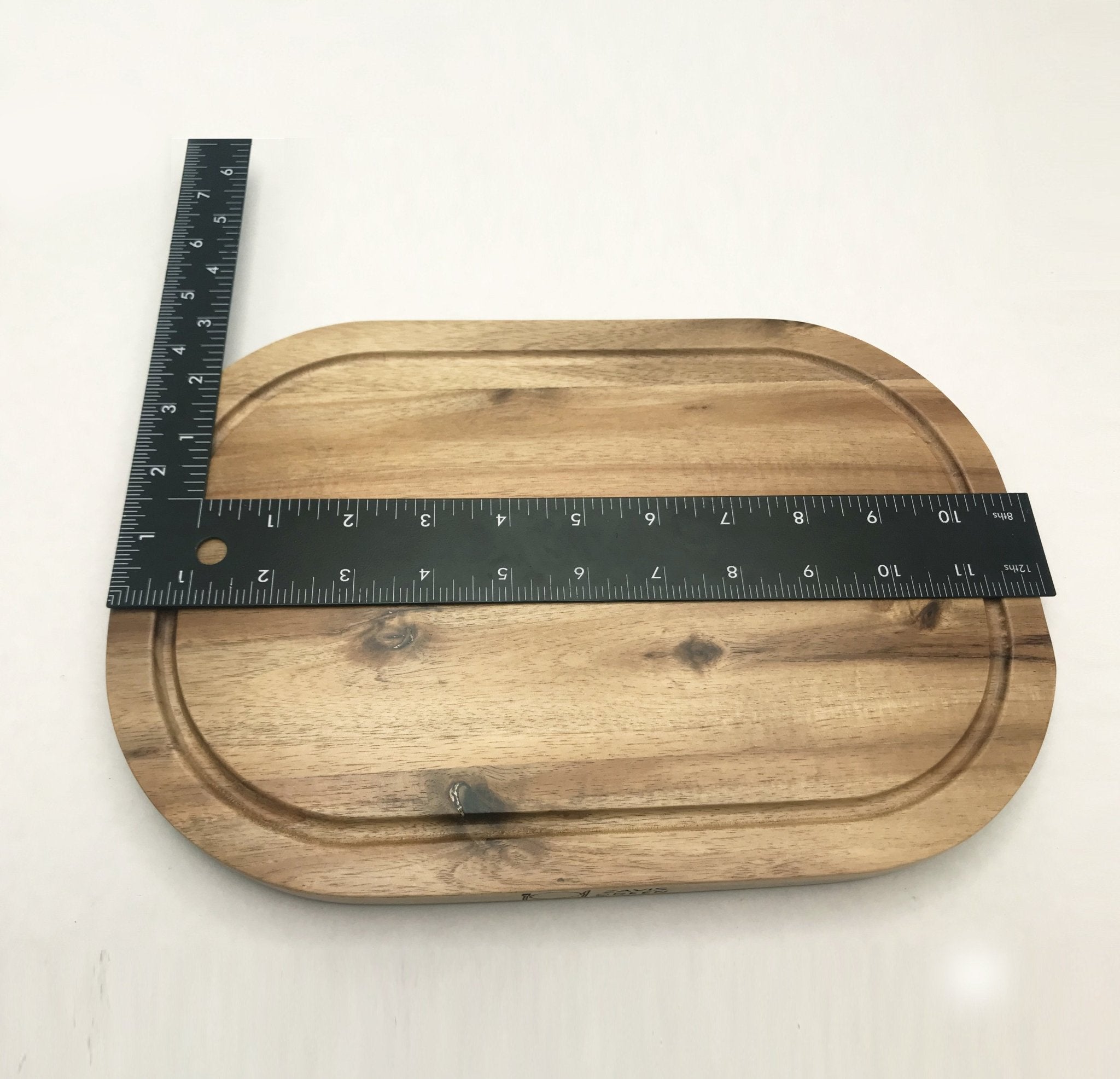 Set of 3 Acacia 12" Rounded Serving Boards | Zigeze
