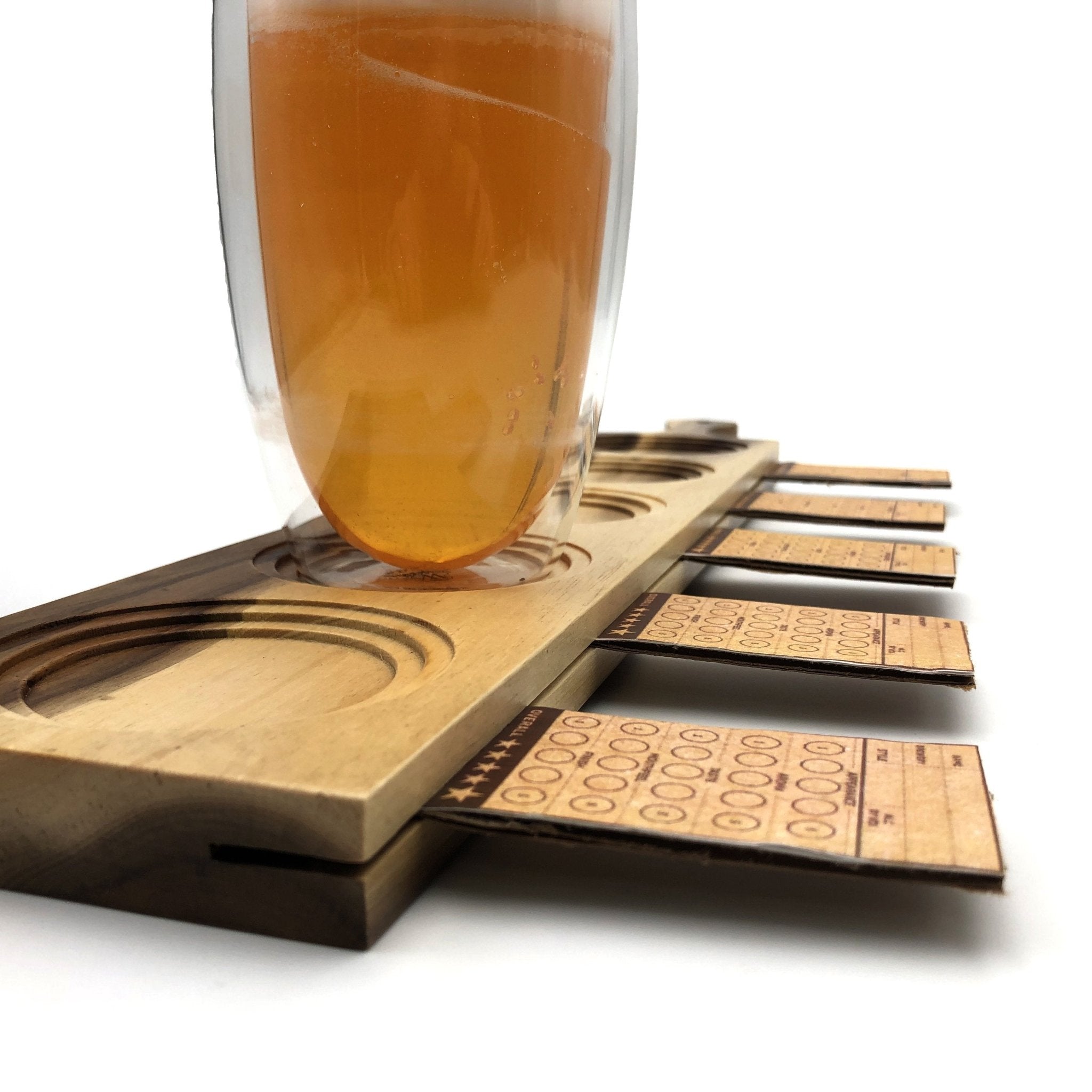 Set of 3 Acacia 5 - hole Flight Boards, 22" | Zigeze