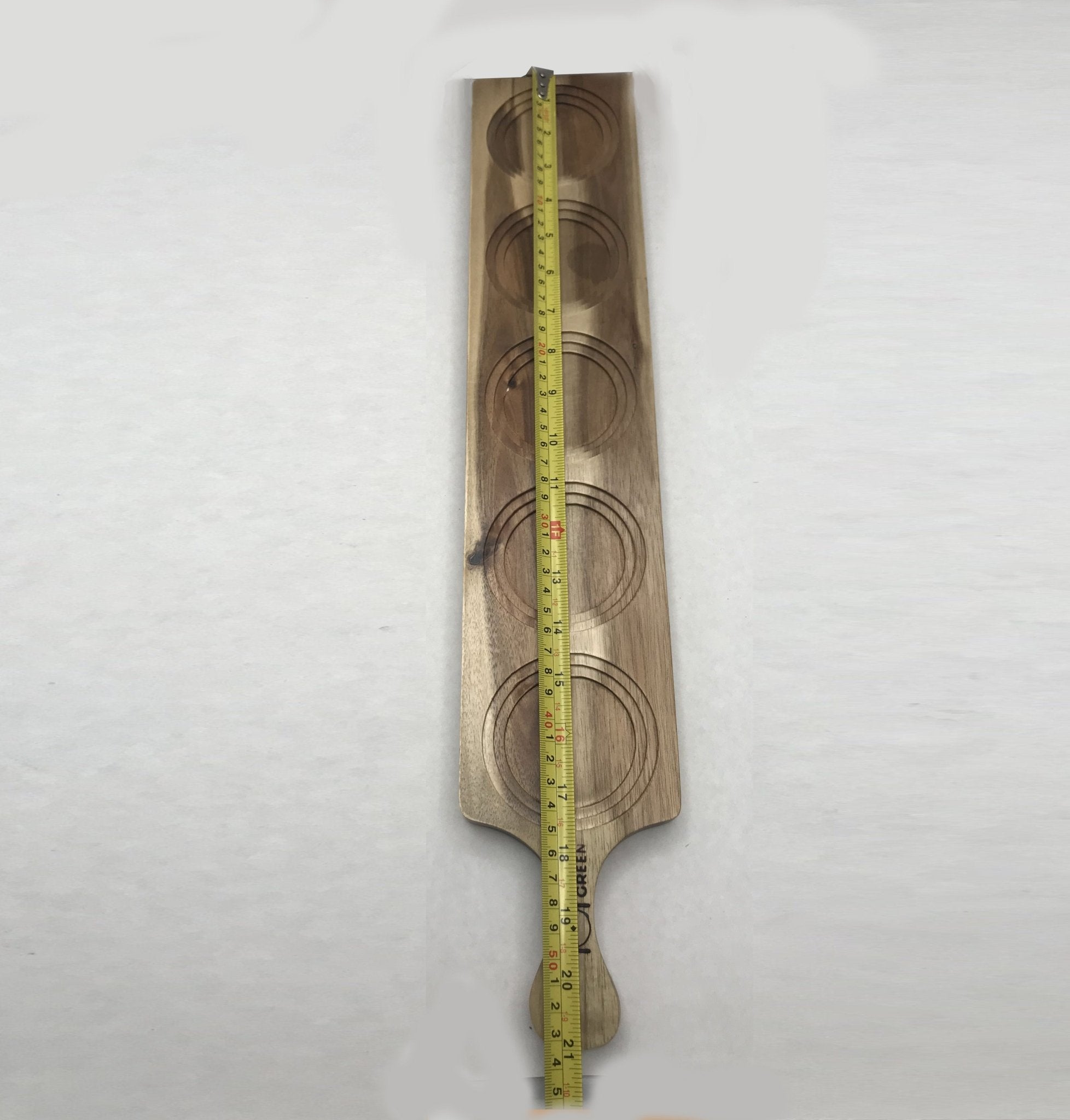 Set of 3 Acacia 5 - hole Flight Boards, 22" | Zigeze