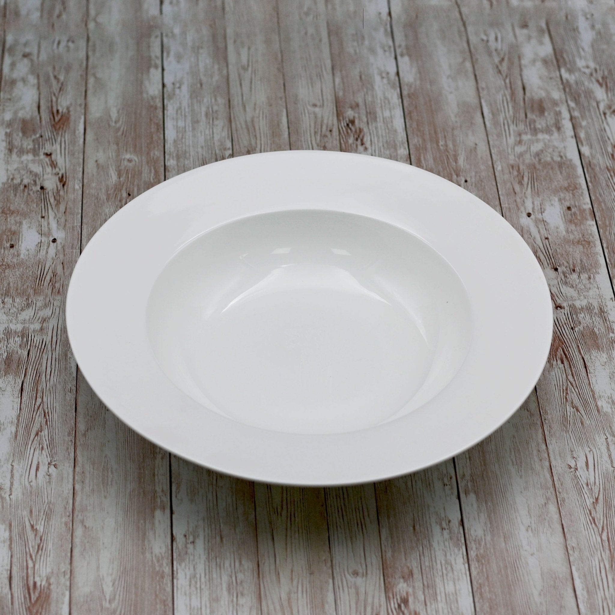 Set of 3 Fine Porcelain Deep Plates 11" | Zigeze