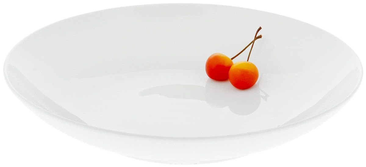 Set of 3 Fine Porcelain Round 12" Deep Plates | Zigeze