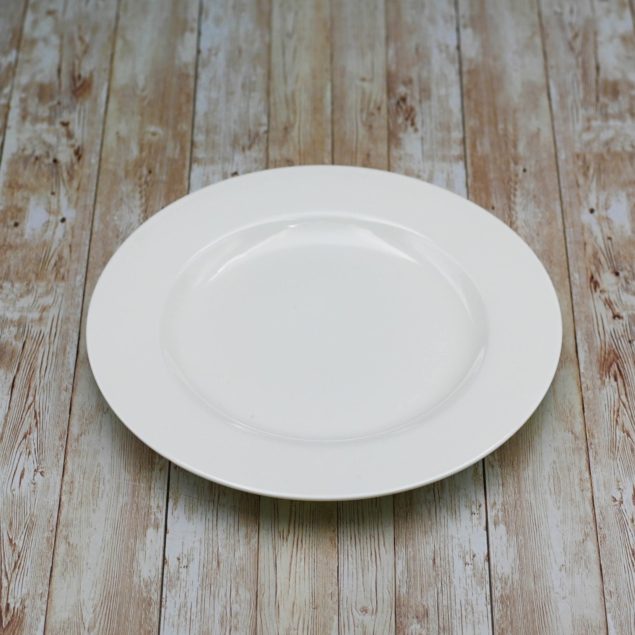 Set of 3 Fine Porcelain Round Plates 12" | Zigeze