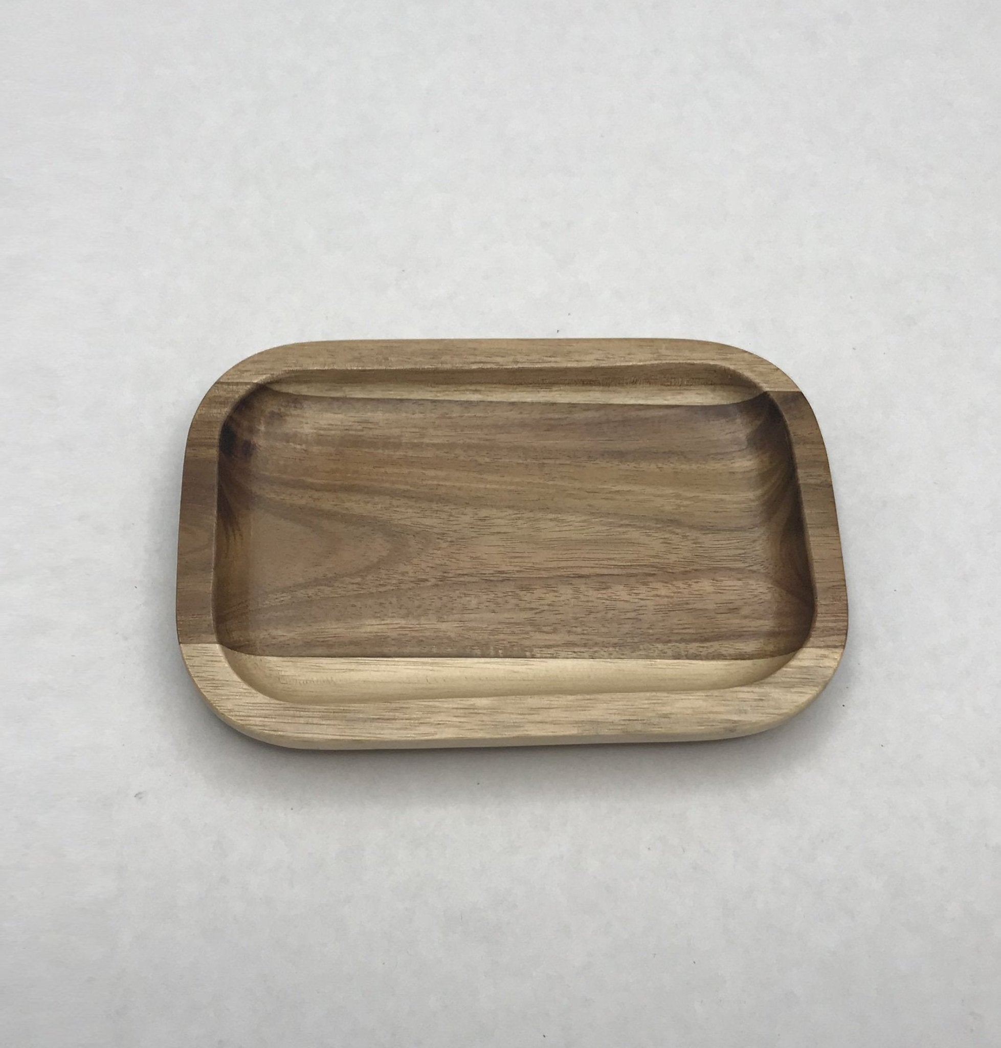 Set of 6 Acacia 6" Rectangle Serving Trays | Zigeze