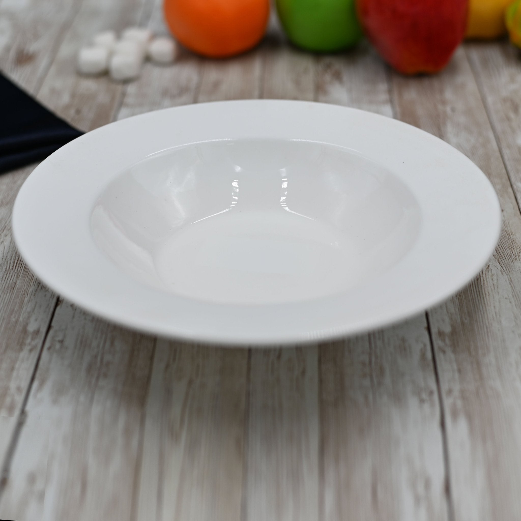 Set of 6 Fine Porcelain Deep Plates/Bowls | Zigeze