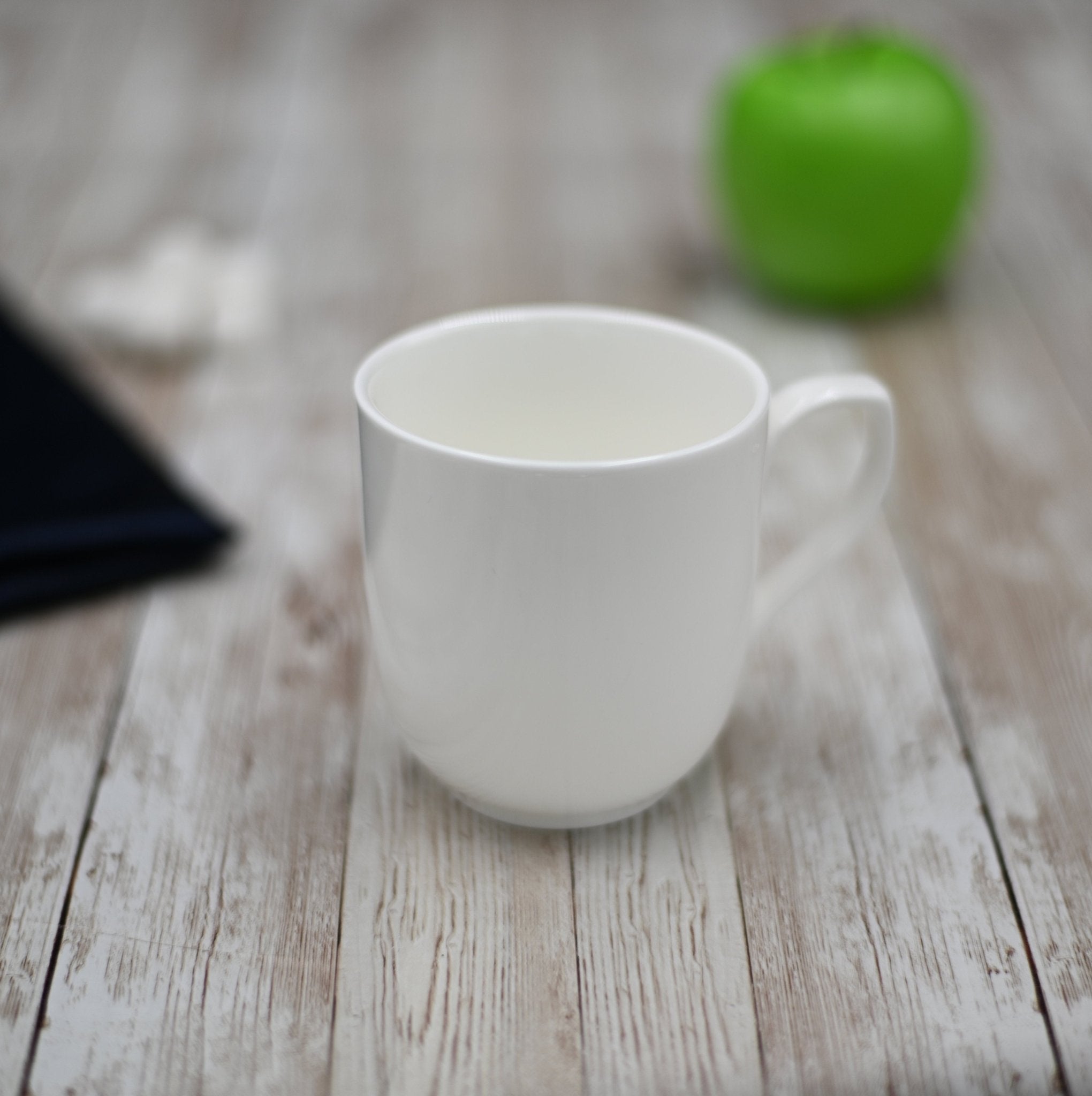 Set of 6 Fine Porcelain Mugs, 9 Oz. | Zigeze
