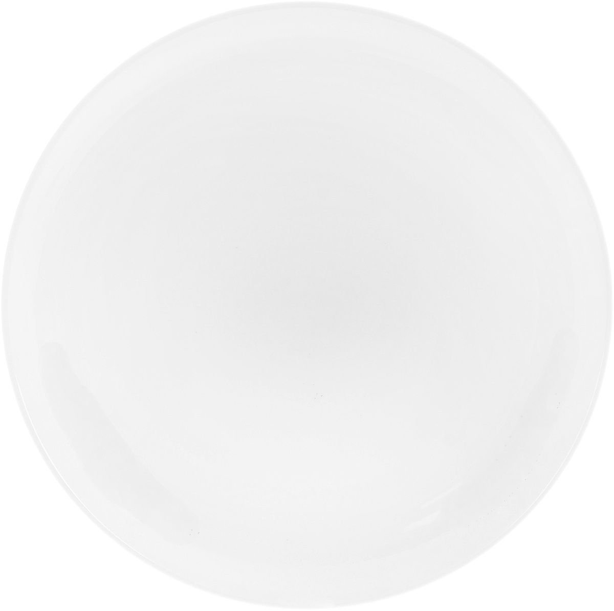 Set of 6 Fine Porcelain Rolled Rim Dinner Plates 10" | Zigeze