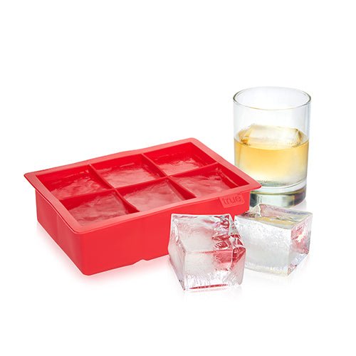 Silicone Red Colossal Ice Cube Tray | Zigeze