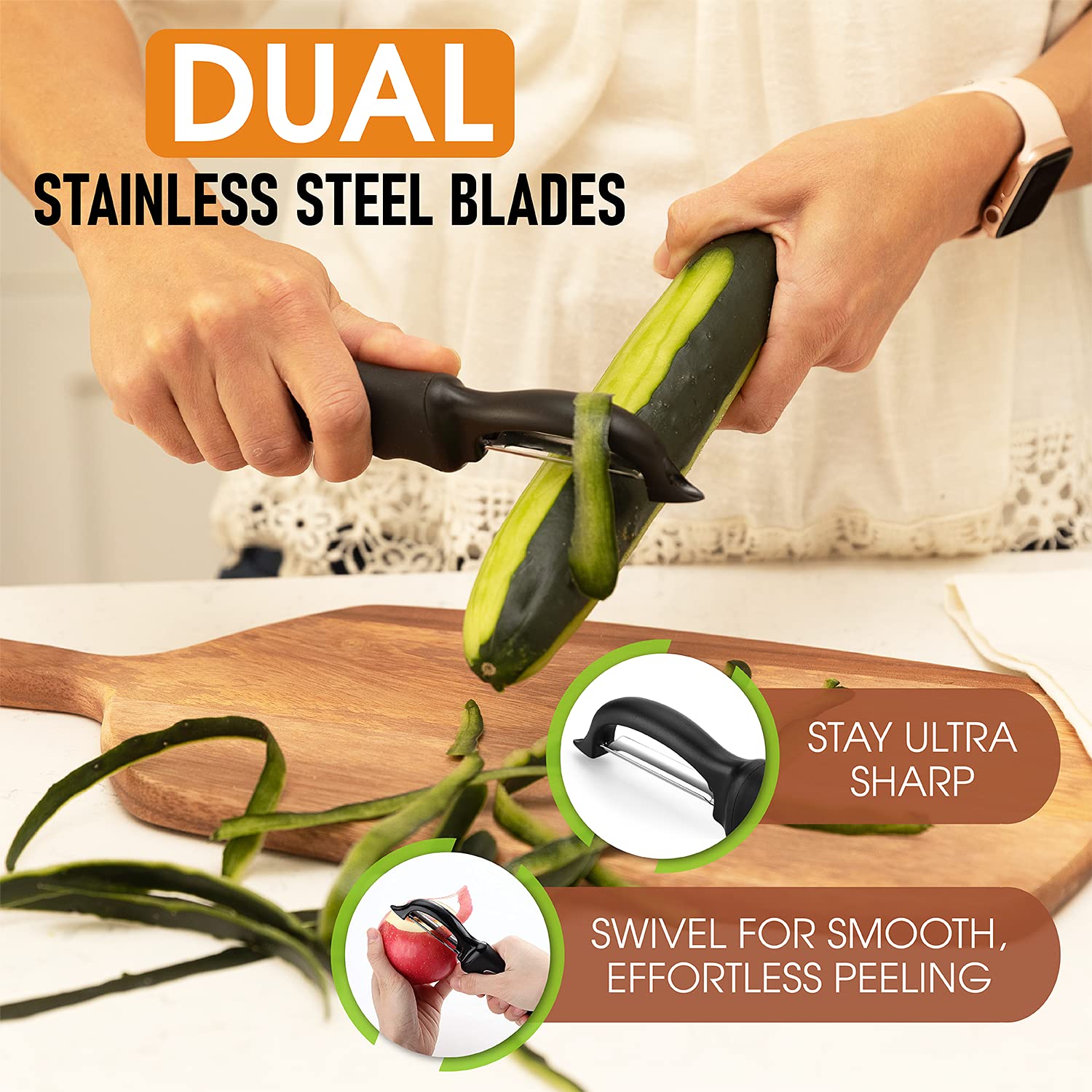 Spring Chef Premium Swivel Vegetable Peeler | Zigeze