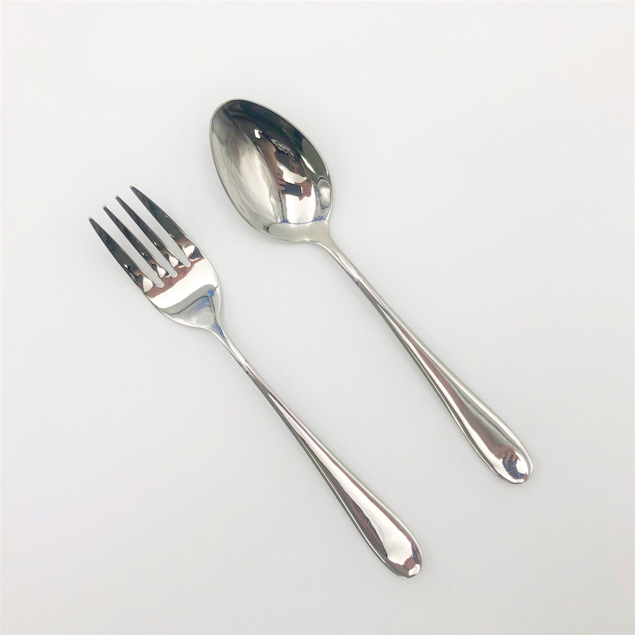 Stainless Serving Fork and Knife Set | Zigeze
