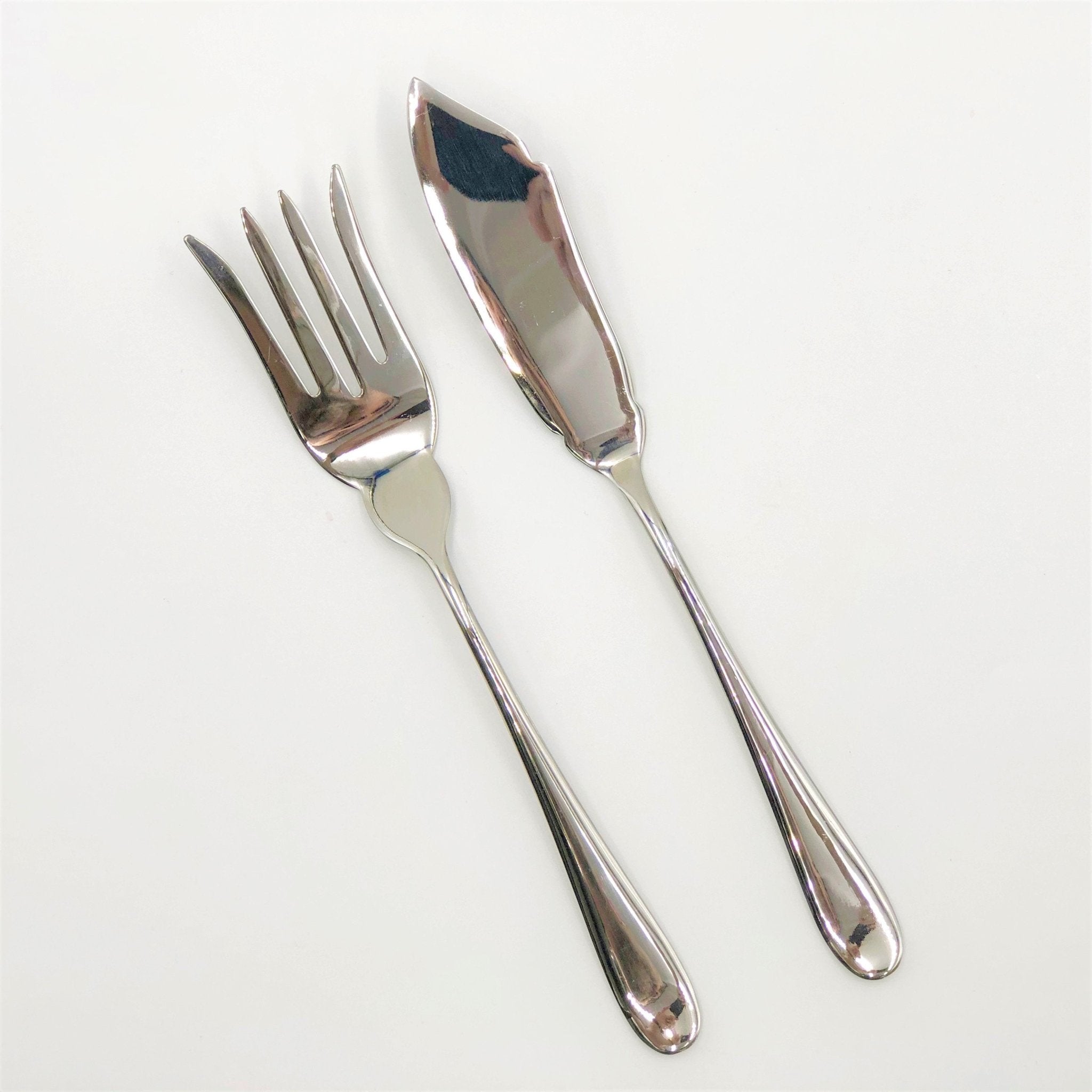 Stainless Small Serving Knife and Fork Set | Zigeze