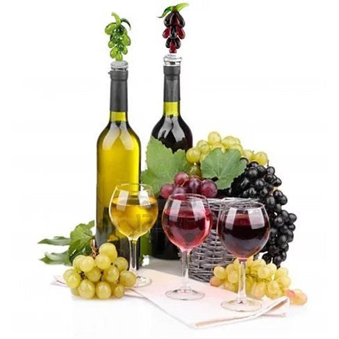 Stylish Wine Bottle Stoppers, Set of Two | Zigeze