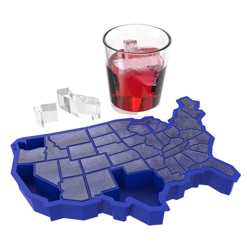 U - Ice - of - A Ice Blue Silicone Cube Tray | Zigeze