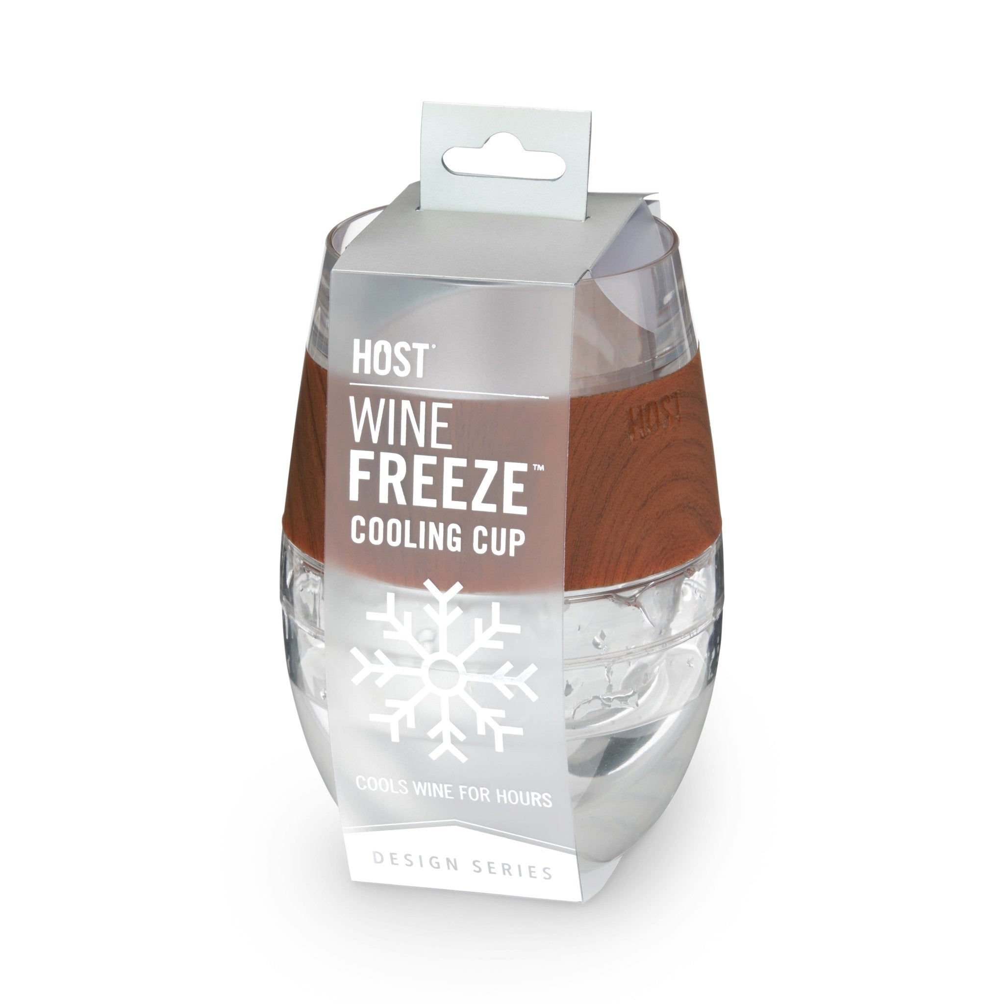 Wine Freeze Cooling Cup in Wood Shingle | Zigeze
