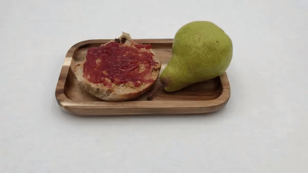 Set of 6 Acacia 6" Rectanble Serving Trays